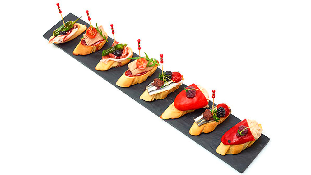 Pinxo de Pimento com Pasta de Azeitona "Galega" com Figo - Chef Álvaro Costa