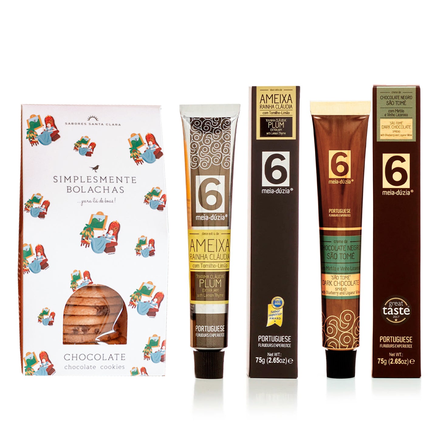 Box Experiência: Chocolate + Doce + Bolachas | Prenda para o Dia do Pai, Experiências Gourmet 100% Portuguesas, meia.dúzia® Sabores de Portugal