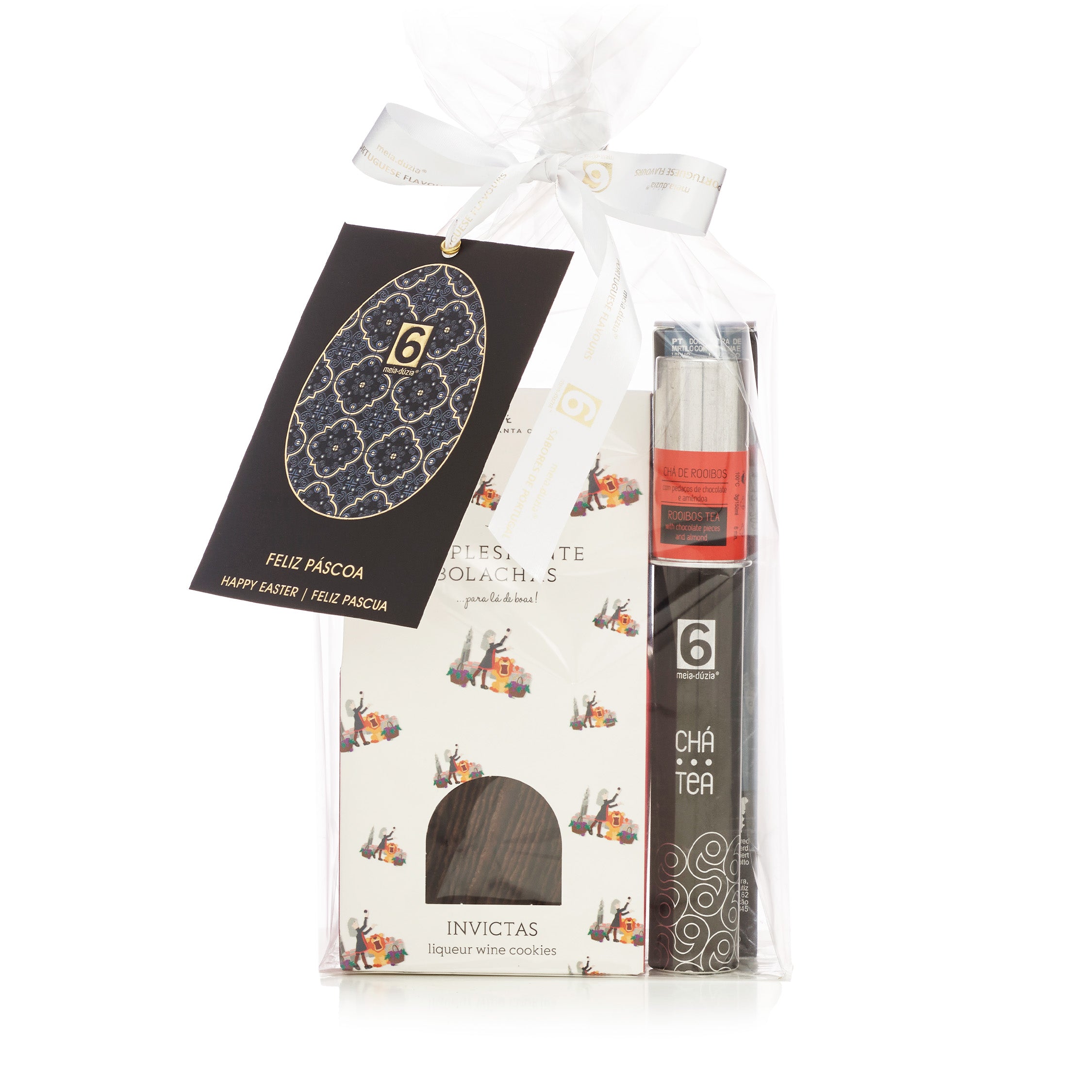 Box Experiência: Doce + Chá Aromático + Biscoitos | Edição Páscoa
