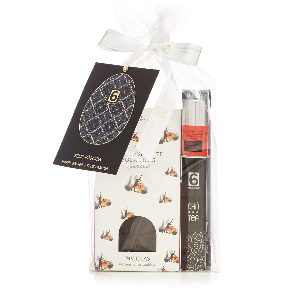 Box Experiência: Doce + Chá + Bolachas | Presente da Páscoa