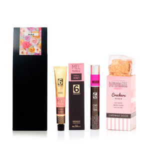 
                  
                    Box Experiência: Mel + Chá + Crackers | Presente Dia da Mãe
                  
                
