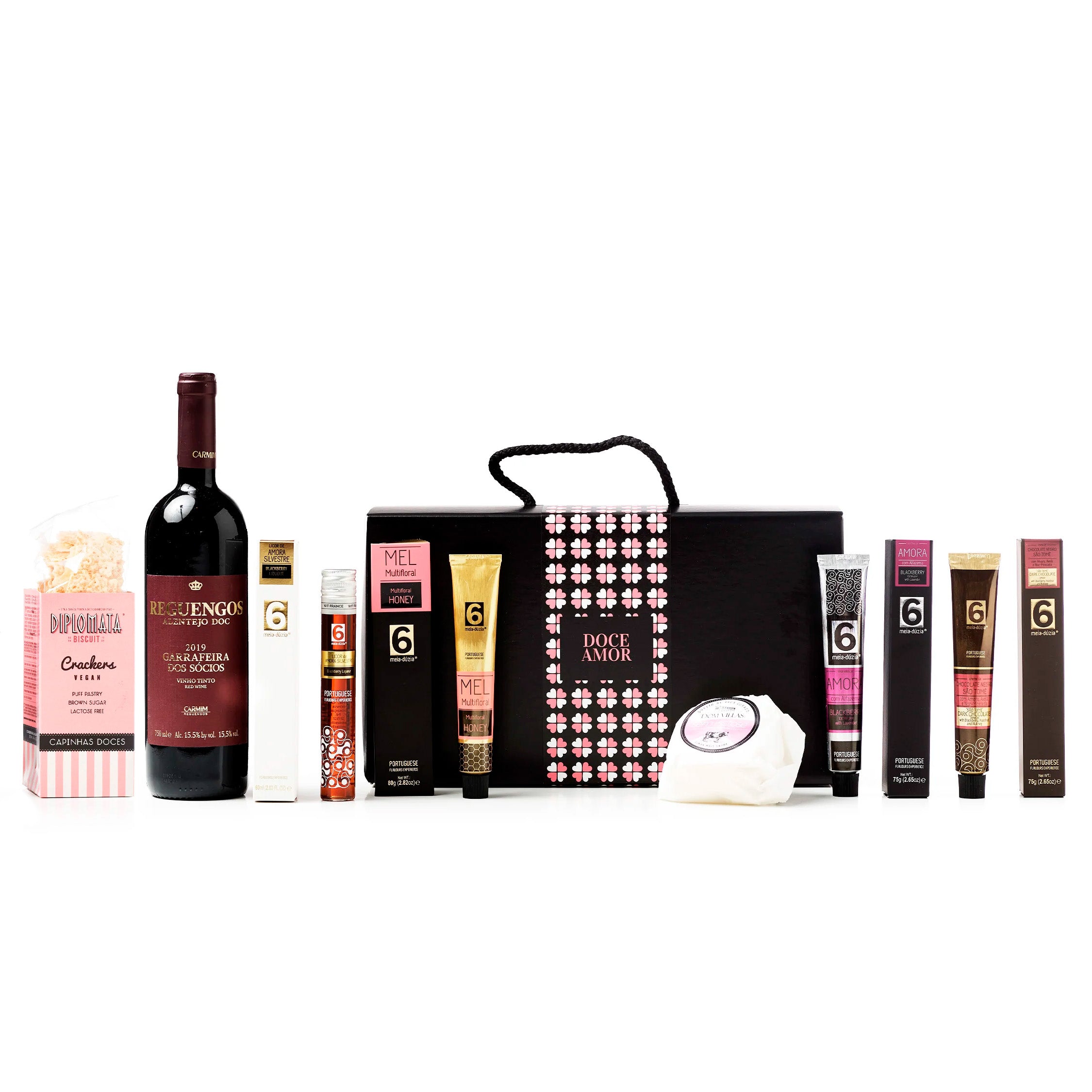 Cabaz Doce Amor - Presente Romântico Gourmet para Ela