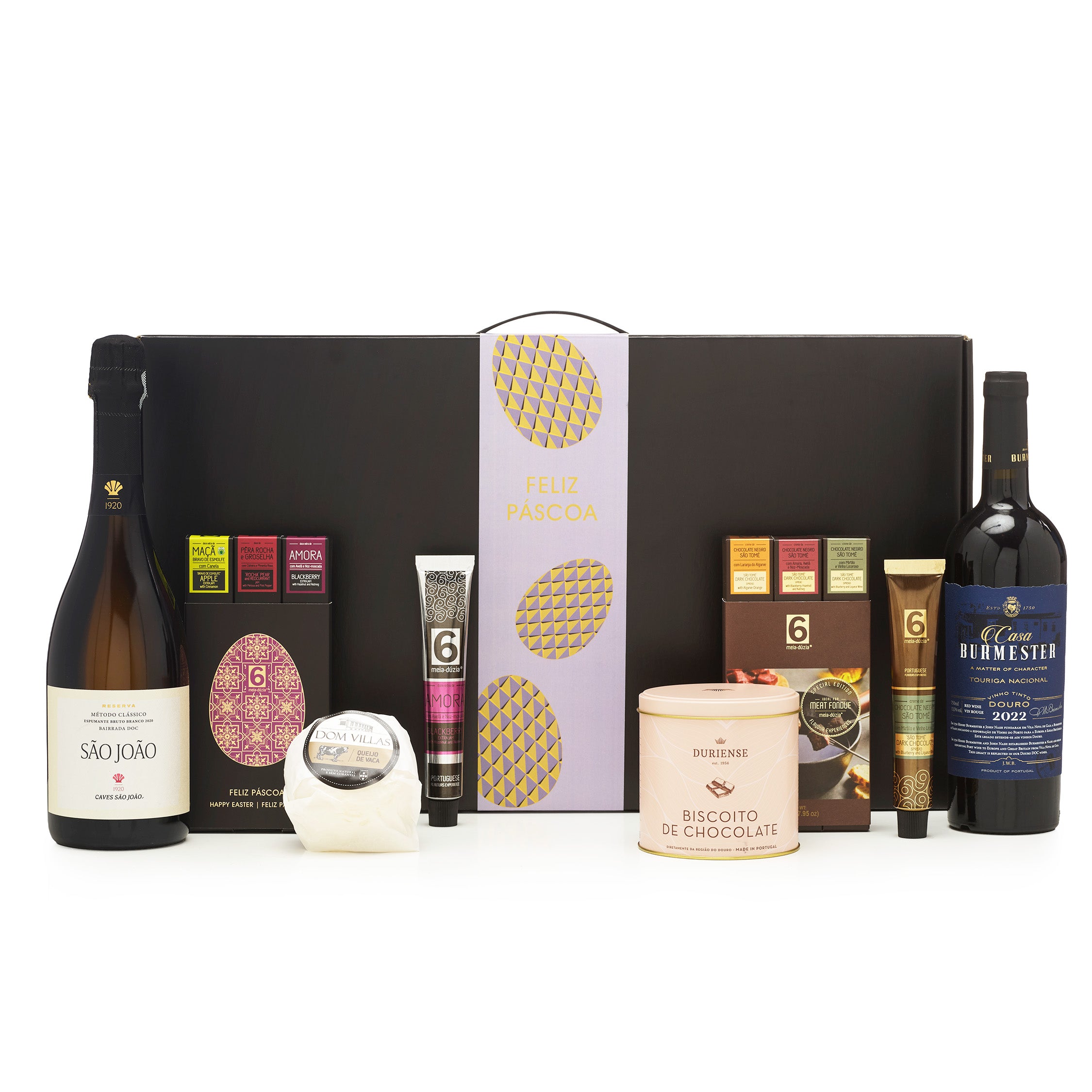 Cabaz Luxury Feliz Páscoa | Experiência Gourmet Portuguesa