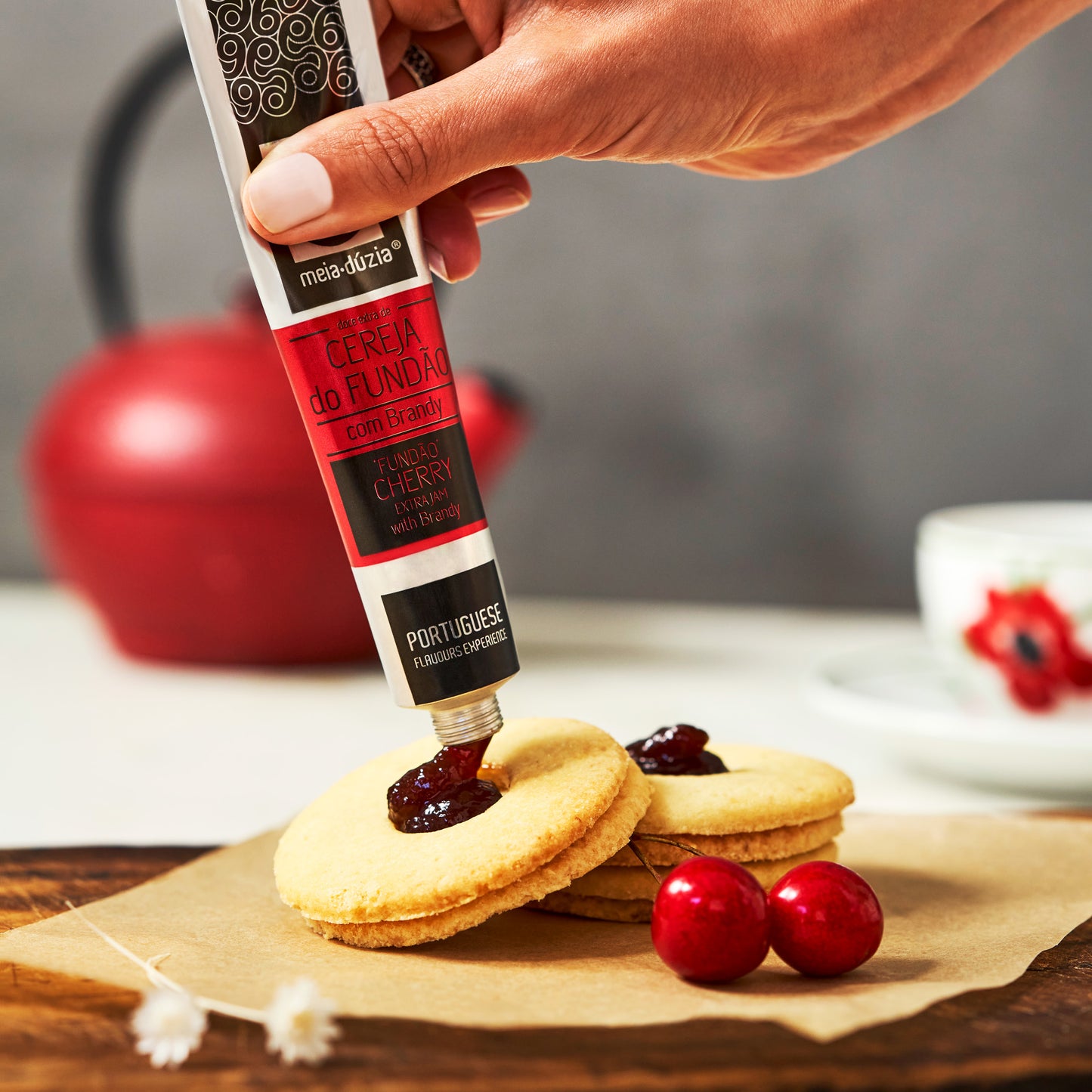 PACK 6 Doces de Fruta com Vinhos Portugueses | Prenda de Aniversário. Sabores de Portugal num presente de aniversário gourmet que todos amam receber. meia.dúzia® Sabores de Portugal, prendas de aniversário gourmet