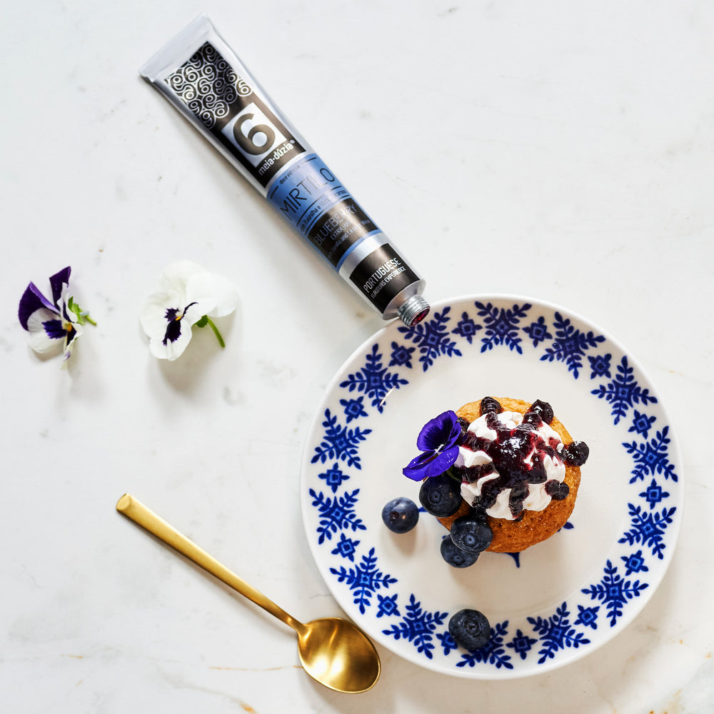 
                  
                    Compota de Mirtilo com Baunilha e Vinho Licoroso - Clérigos & Ribeira - Lembrança do Porto
                  
                