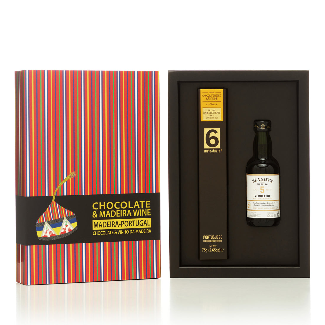Expérience Chocolat au Fruit de la Passion de Madère et Vin de Madère Verdelho