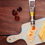 queijo chèvre com doce de figo e laranja com vinho licoroso meia.dúzia®
