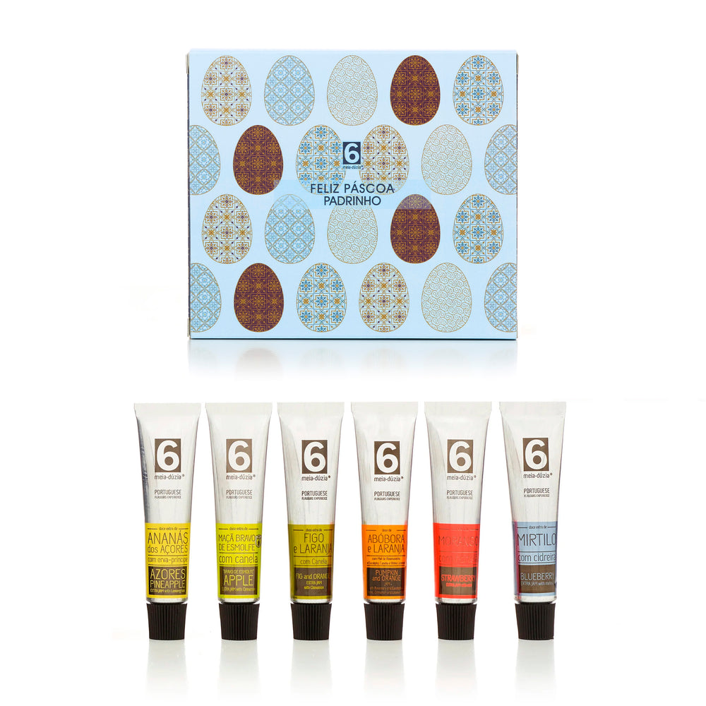 Kit 6 Compotas | Lembrança de Páscoa para o Padrinho