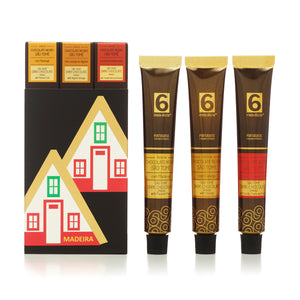 PACK 3 Chocolat Noir Maisons Typiques de Santana