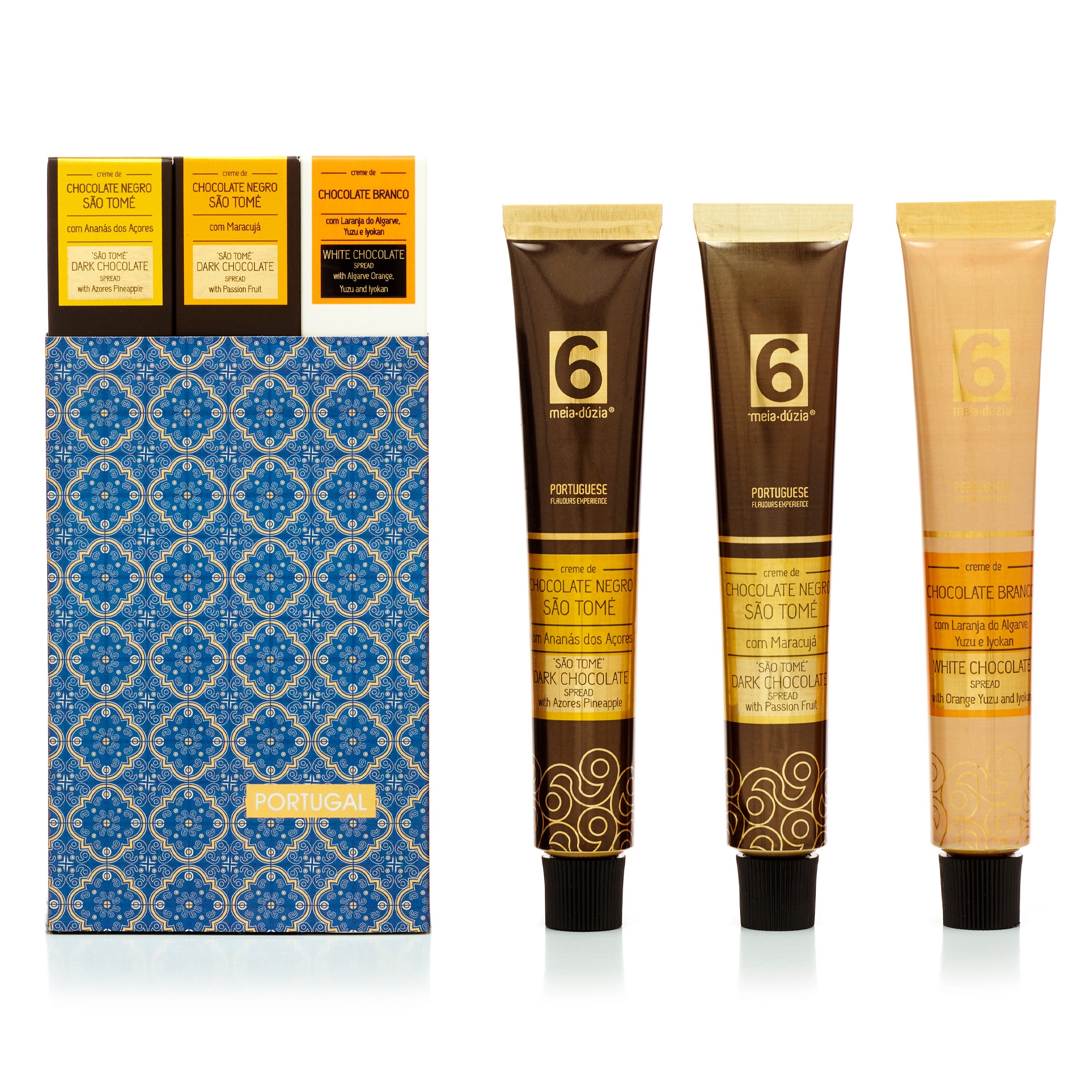 PACK 3 Chocolates Autênticos - Azulejos Portugueses - Gift de Portugal