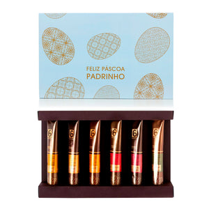 
                  
                    PACK 6 Cremes de Chocolate Negro São Tomé com Frutas | Edição Páscoa
                  
                