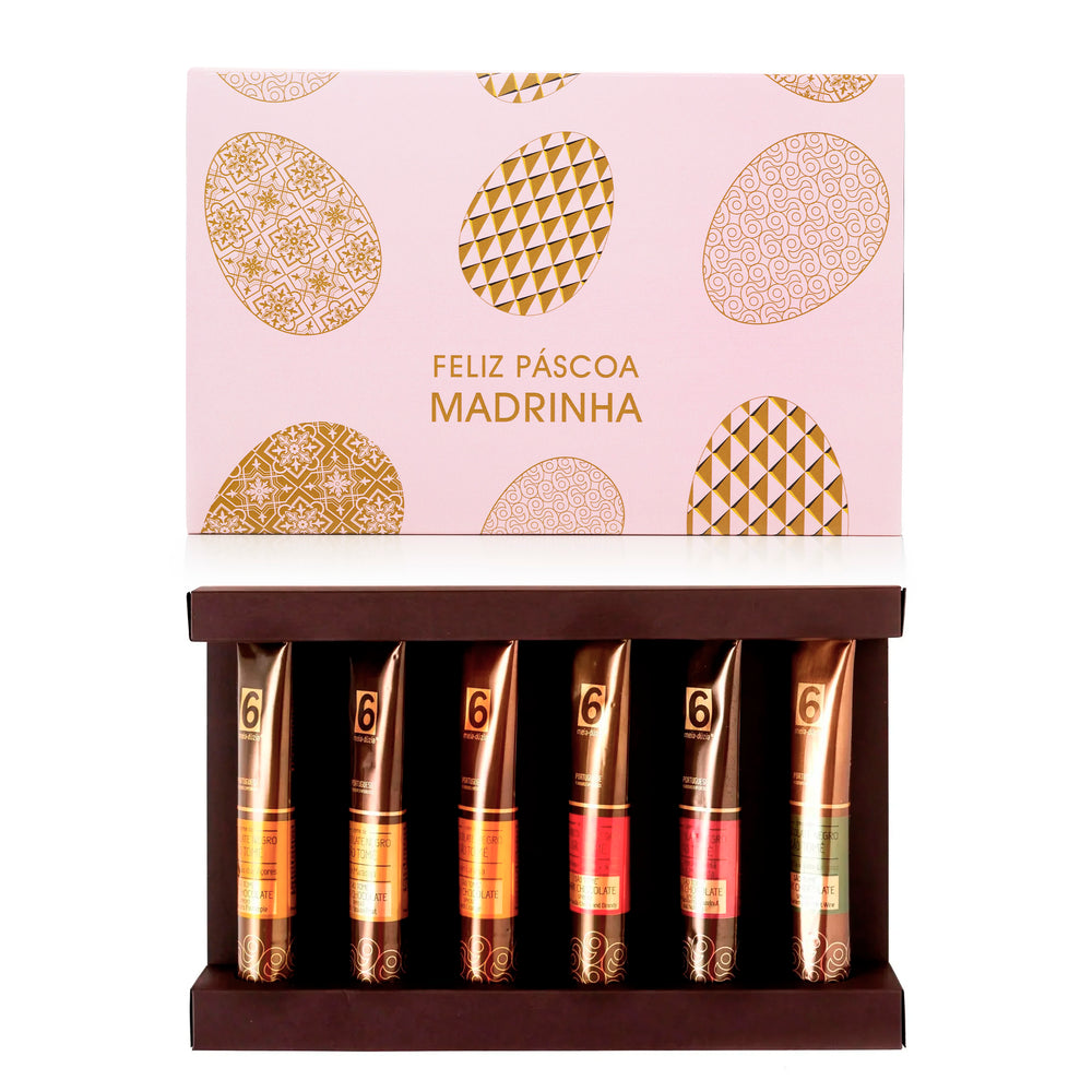 PACK 6 Chocolate Negro Páscoa | Presente para a Madrinha