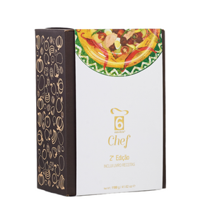 
                  
                    BOX CHEF 2ªedição com 6 sabores, ideal para os amantes de culinária e de experiências gastronómicas. Incluí um livro de receitas de CHEF Álvaro costa com receitas especialmente desenvolvidas com pastas de azeitona, chutneys e compotas de mirtilo, framboesa e morango.
                  
                