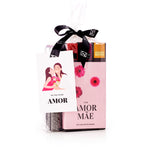 Box experiência meia.dúzia para o dia da mãe com Pack 3 Sabores Artesanais com: Doce Extra de Cereja do Fundão com Brandy - 75g Doce Extra de Amoras Silvestres com Alfazema - 75g Creme de Chocolate Negro São Tomé com Laranja - 75g Mel Multifloral - 80g Chá Verde com Menta e Rosas - 20g Crackers Capinhas Doces Diplomata – Vegan - 125g