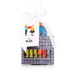 Presente para o Dia da Mãe inclui: Kit com 6 Doces Artesanais de fruta portuguesa com: Doce Extra de Ananás dos Açores com Erva-Príncipe - 20g Doce Extra de Maça Bravo de Esmolfe com Canela - 20g Doce Extra de Figo e Laranja com Canela - 20g Doce Extra de Laranja com Vinho da Madeira - 20g Doce Extra de Morango com Hortelã - 20g Doce Extra Mirtilo com Cidreira - 20g Crackers Ondina Mar Diplomata - 125g