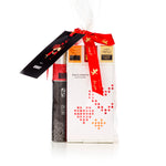 Box experiência Dia dos Namorados Love is Colourful com chá aromático, creme de chocolate, azeite e licor de mirtilo meia.dúzia