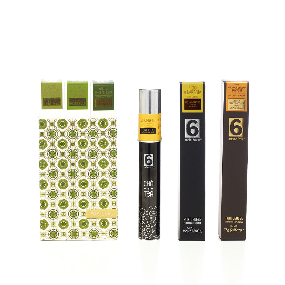 
                  
                    Father's Day Gluten Free Experience Box: PACK 3 Olive Oils + Tea + Jam + Chocolate
                  
                