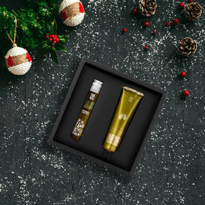 
                  
                    Coffret Gastronomique n.12 : Pâte d'Olives de Galice + Huile d'Olive Bio Verte Douce - Spécial Noël
                  
                