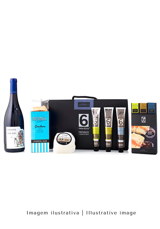 Cabaz gourmet personalizado com os melhores sabores de Portugal.