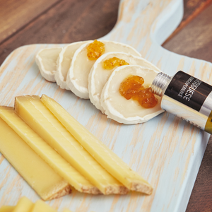 
                  
                    Queijo chévre com Doce Extra de Figo e Laranja com Canela - compota artesanal em bisnaga by meia.dúzia - sabores de Portugal
                  
                