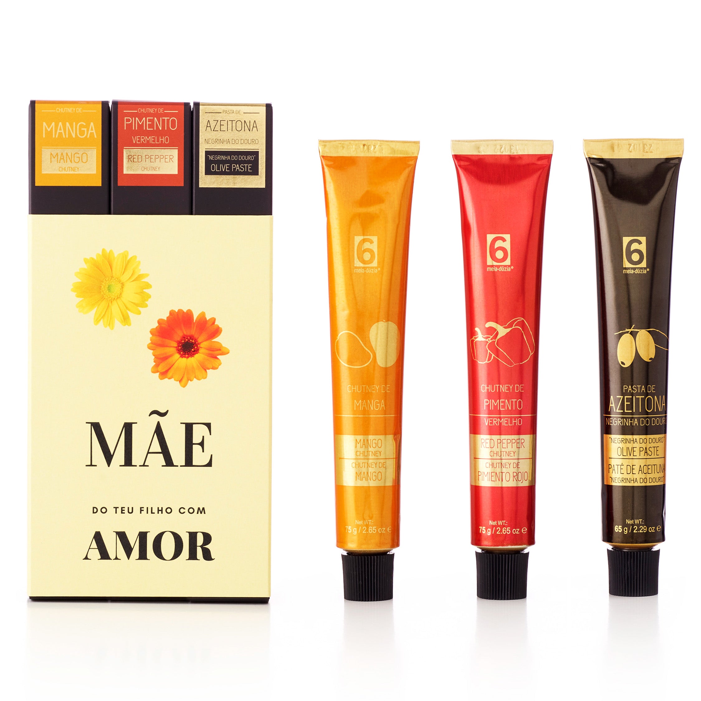 PACK 3 Sabores (Pastas & Chutneys) - Dia da Mãe